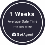 Spartan Property Estate Agents: 1-Week Average Sale Time, from listing to offer, verified by GetAgent.